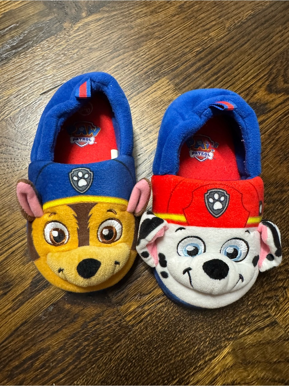 Paw Patrol Plush Character Slippers - Blue, Red, Yellow, White